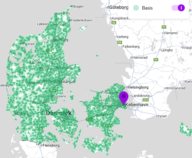 Callme dækningskort